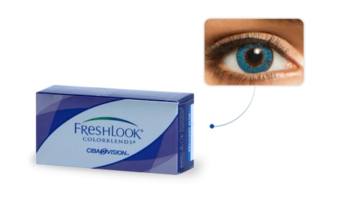 FRESHLOOK FreshLook Colorblends 2L Sapphire Blue Mensuelle 2 Lentilles par boîte