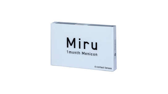 Miru Miru 1month Menicon - Boite de 6 lentilles Mensuelle 6 Lentilles par boîte