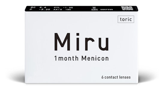 Miru Miru 1month For Astigmatism - Boite de 6 lentilles Mensuelle 6 Lentilles par boîte