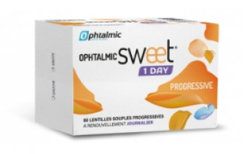 Front OPHTALMIC OPH Sweet 1 DAY Progressive 90L Journalière 90 Lentilles par boîte