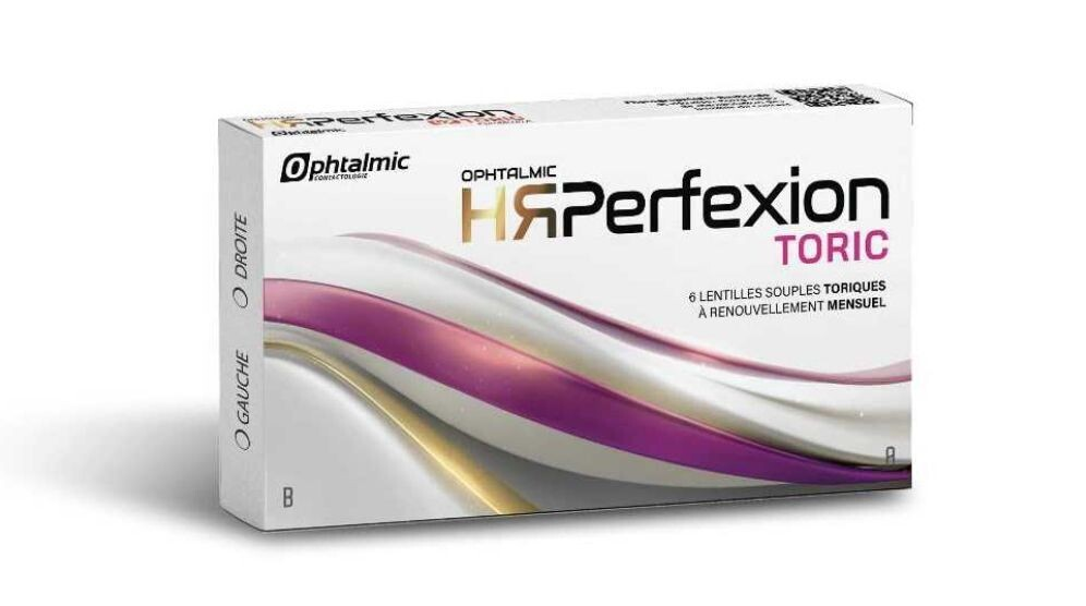 Front OPHTALMIC OPHTALMIC HR PERFEXION TORIC Mensuelle 6 Lentilles par boîte