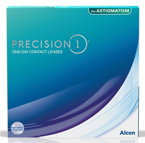 Front Precision 1 PRECISION 1 for Astigmatism 90L Journalière 90 Lentilles par boîte