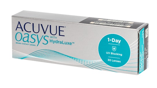 ACUVUE ACUVUE® OASYS® 1-Day with Hydraluxe™ Vente par 30 Journalière 30 Lentilles par boîte