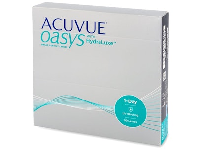 ACUVUE ACUVUE® OASYS® 1-Day with Hydraluxe™ Vente par 90 Journalière 90 Lentilles par boîte