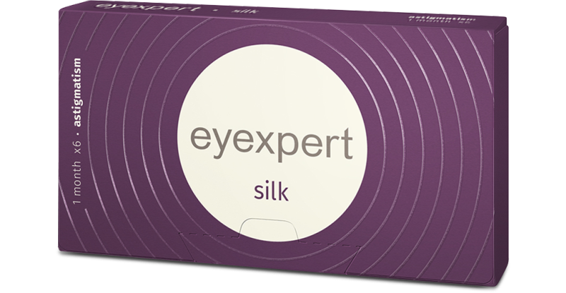 Front EYEXPERT Eyexpert Silk Astigmatism (6) Mensuelle 6 Lentilles par boîte