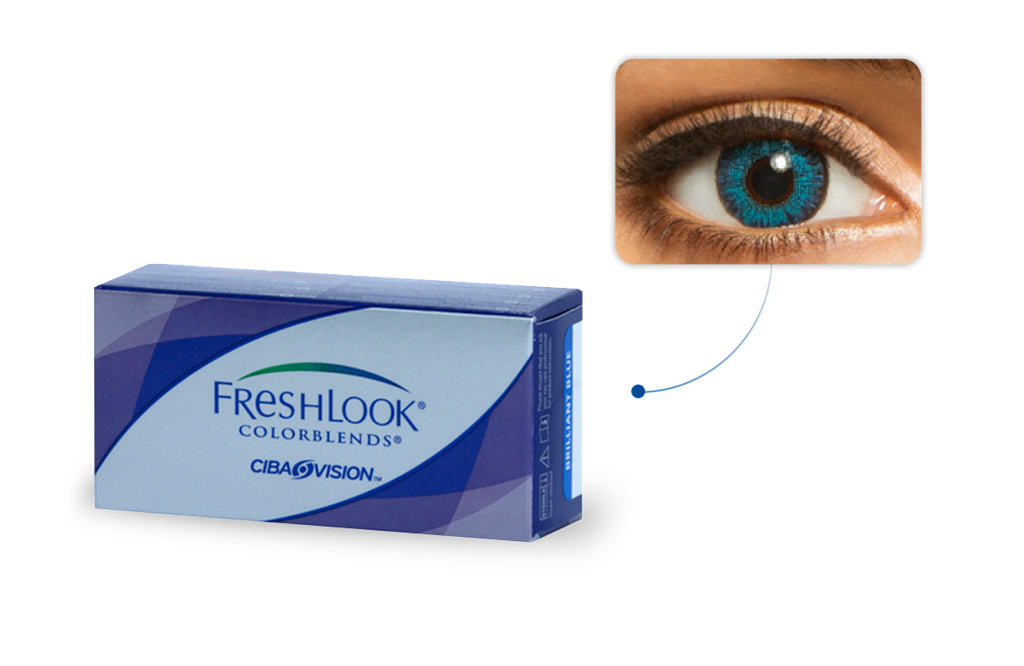 Mensuelle Freshlook Colorblends 2l Brilliant Blue Grandoptical 