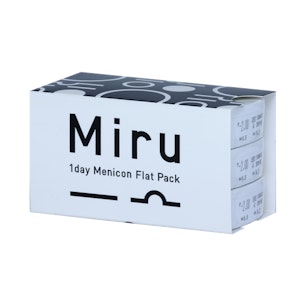 Miru Miru 1day Flat pack - Boite de 3x30 lentilles Journalière 90 Lentilles par boîte