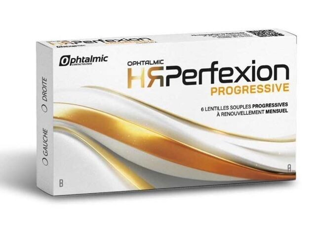 Front OPHTALMIC OPHTALMIC HR PERFEXION PROGRESSIVE Mensuelle 6 Lentilles par boîte