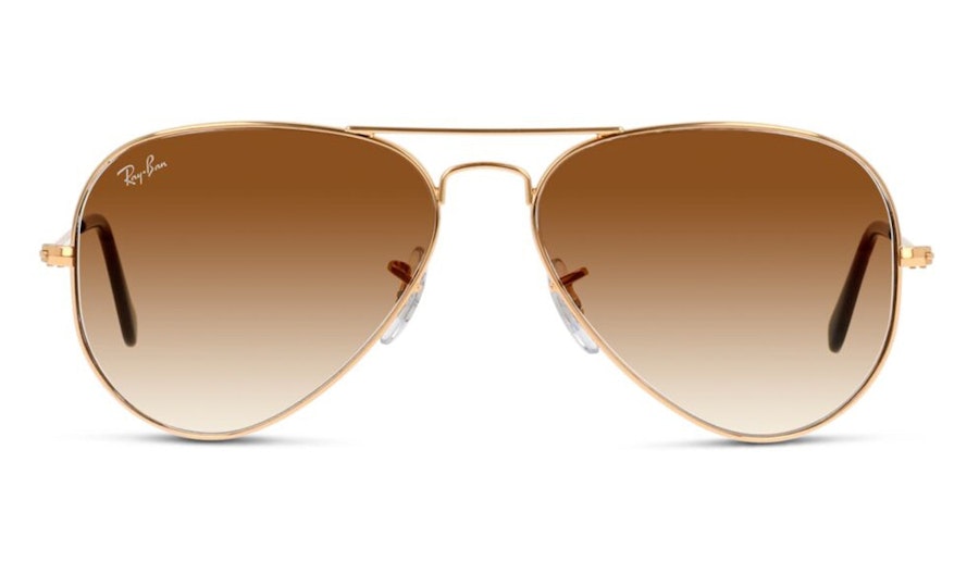 Ray-Ban Aviator RB 3025 Men's Sunglasses Brown/Gold