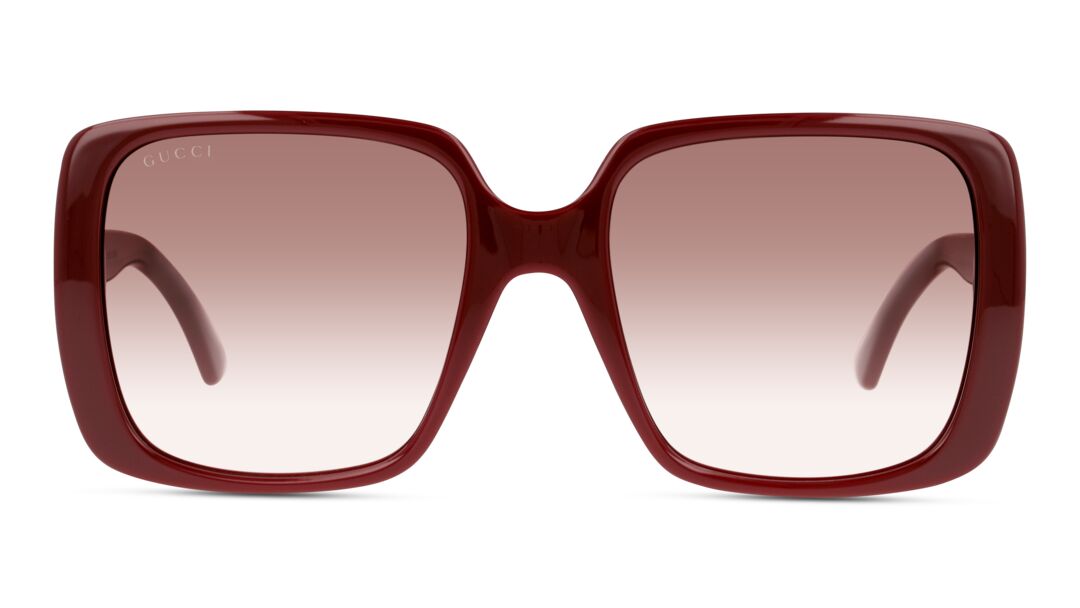 gucci red lens sunglasses