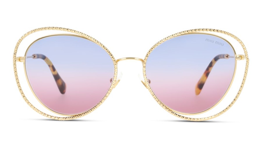 Miu Miu MU 59VS Women's Sunglasses Violet/Gold
