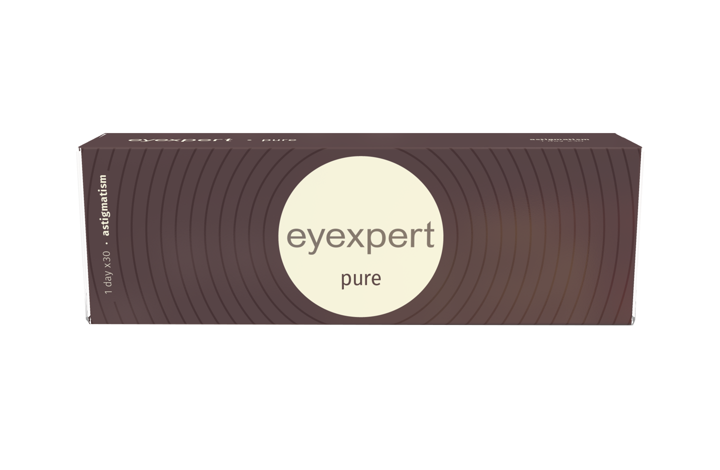Front Eyexpert Eyexpert Pure (1 day toric for astigmatism) Daily 30 lenses per box, per eye