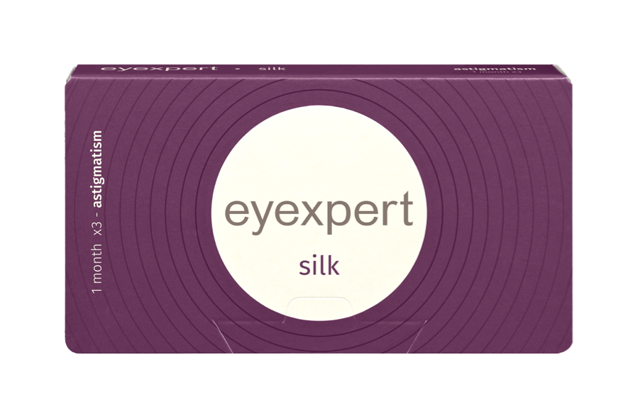 Front Eyexpert Eyexpert Silk (Toric for astigmatism) Monthly 3 lenses per box, per eye