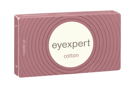 Eyexpert Eyexpert Cotton Monthly 3 lenses per box, per eye