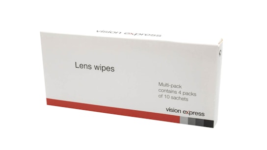 Glasses Lens Cleaning Wipes 40 Pack 