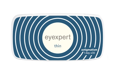 Eyexpert Eyexpert Thin (1 day toric for astigmatism) Daily 30 lenses per box, per eye