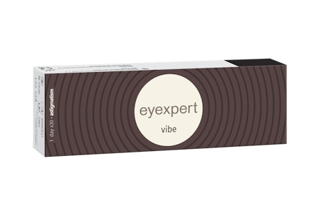 Eyexpert Eyexpert Vibe (1 day toric for astigmatism) Daily 30 lenses per box, per eye