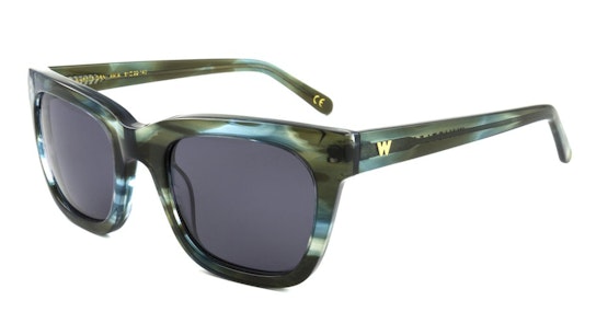 Aria WHS023 (GRN) Sunglasses Grey / Green