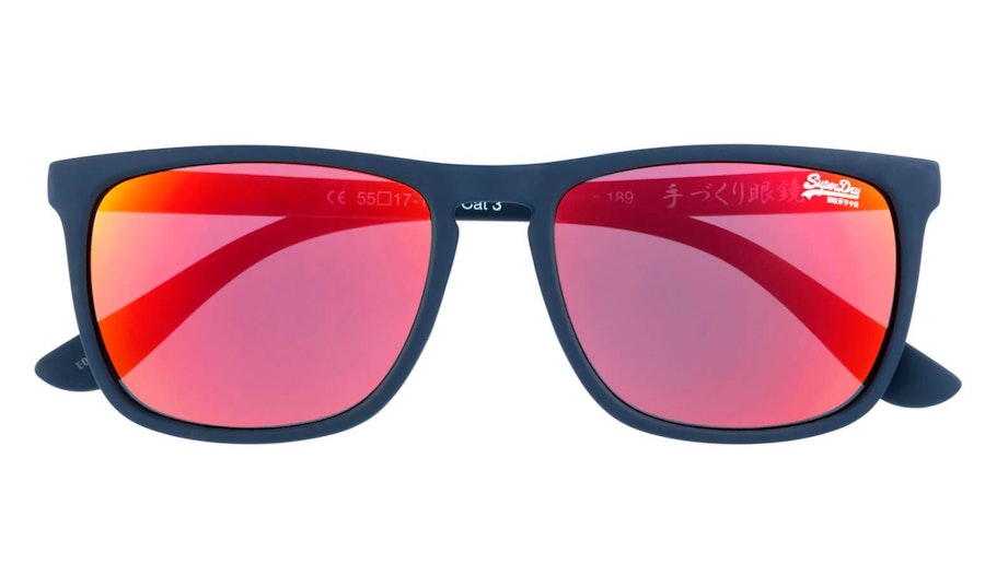 Superdry Shockwave SDS 189 (189) Sunglasses Red / Blue