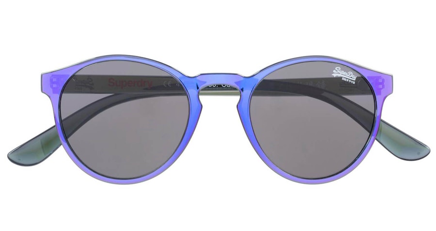 Superdry Shockwave SDS 185 (185) Sunglasses Grey / Blue
