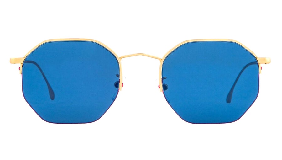 Paul Smith Brompton PS SP018 Unisex Sunglasses Blue / Gold