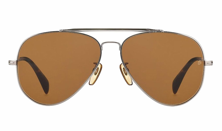 David Beckham Eyewear DB 1004/S Men's Sunglasses Brown/Silver