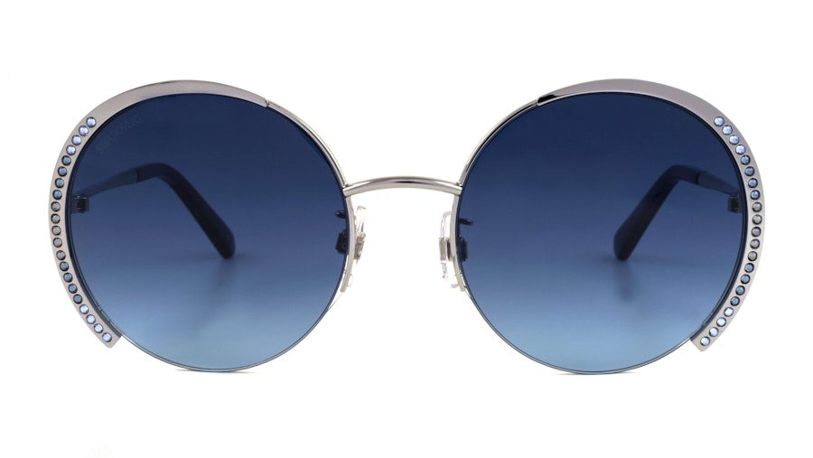 Swarovski SK 0280 Women's Sunglasses Blue/Silver