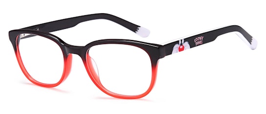 Sylvester LOON234 (BLACK/RED) Children's Glasses Transparent / Black