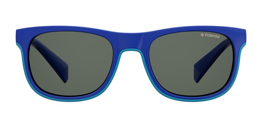 Polaroid Kids PLD 8035/S (PJP) Children's Sunglasses Grey / Blue