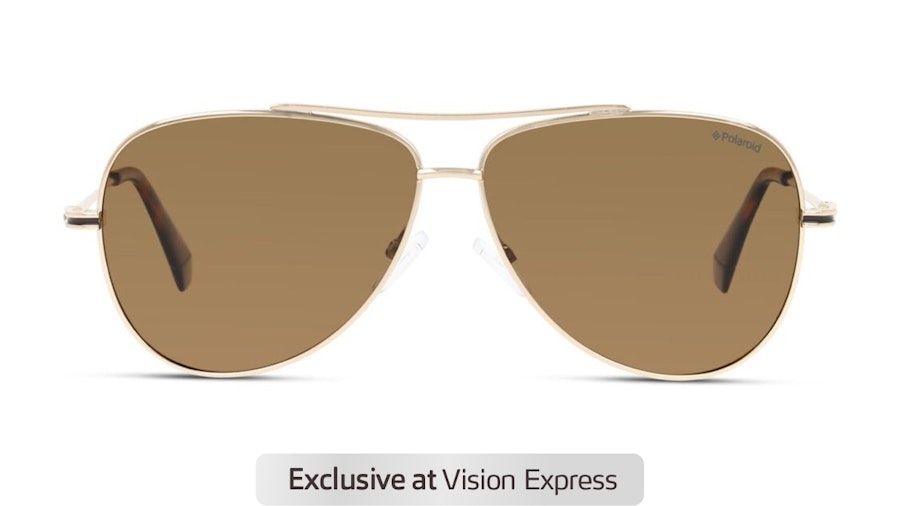 Polaroid PLD 6106/S Men's Sunglasses Bronze / Gold