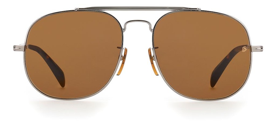 David Beckham Eyewear DB 7004/S (6LB) Sunglasses Brown / Silver