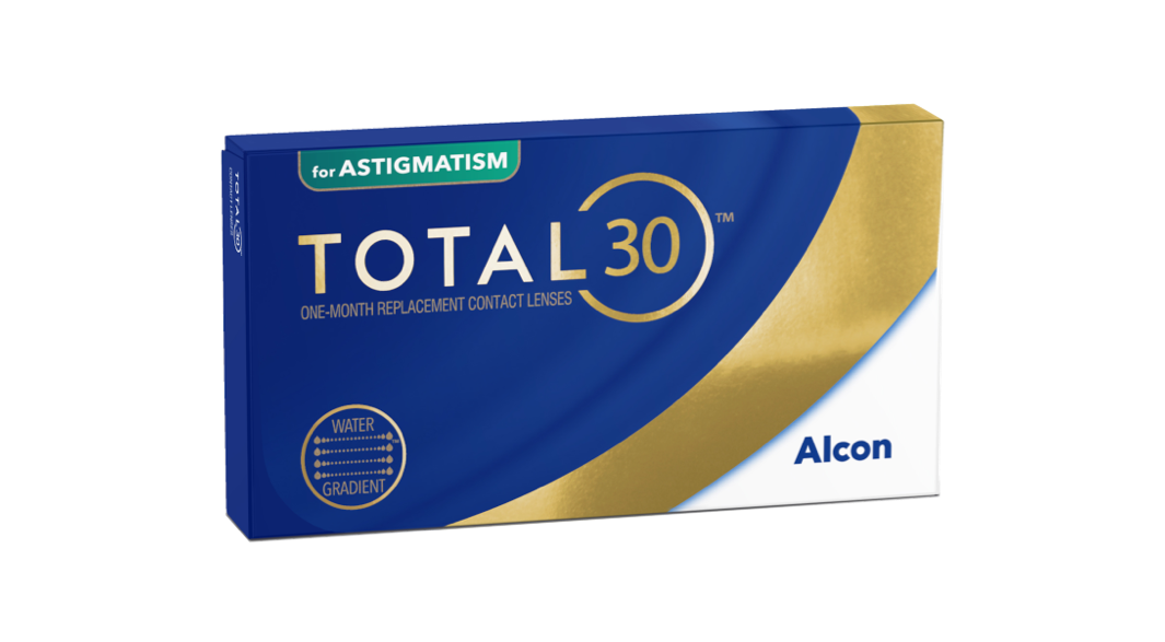 Angle_Left01 Total 30 Total 30 (toric for astigmatism) Monthly 3 lenses per box, per eye
