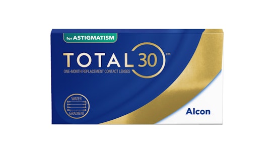Total 30 Total 30 (toric for astigmatism) Monthly 3 lenses per box, per eye