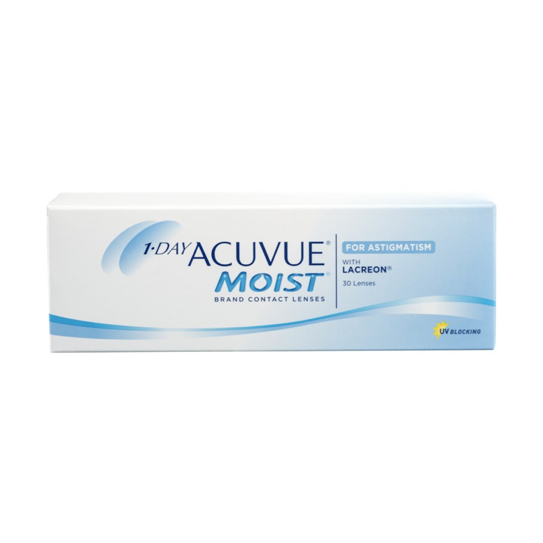 Acuvue Moist with LACREON (1 day toric for astigmatism)