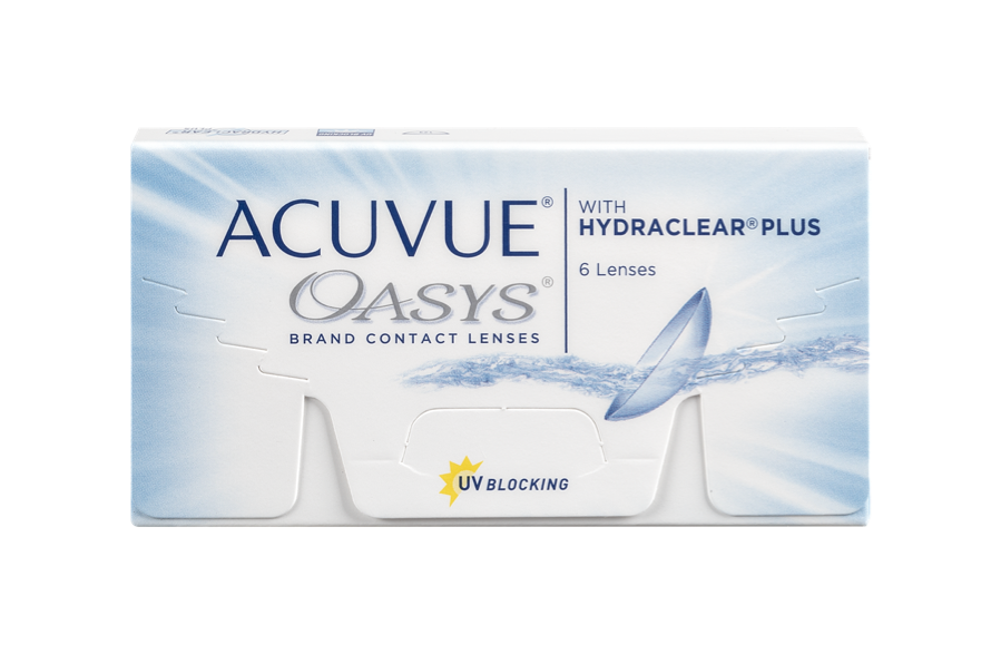 Front Acuvue Oasys with Hydraclear Plus