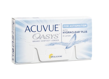 Acuvue Oasys with Hydraclear Plus (Toric for astigmatism) 