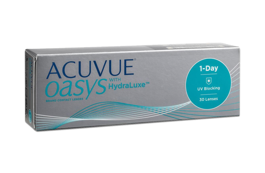 Angle_Left01 Acuvue Acuvue Oasys with HydraLuxe (1 day) Daily 30 lenses per box, per eye