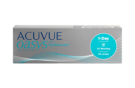 Acuvue Acuvue Oasys with HydraLuxe (1 day) Daily 30 lenses per box, per eye