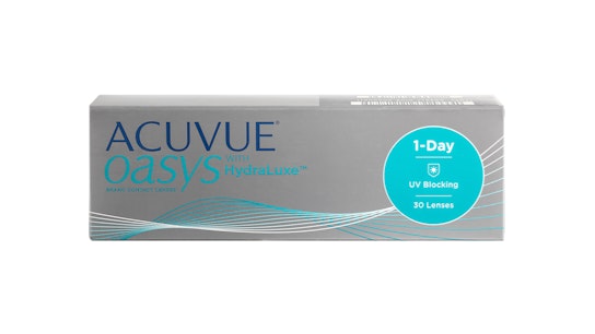 Acuvue Acuvue Oasys with HydraLuxe (1 day) Daily 30 lenses per box, per eye