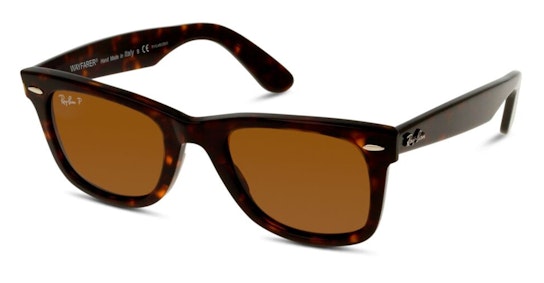 Wayfarer RB 2140 (902/57) Sunglasses Brown / Tortoise Shell