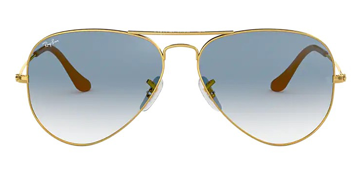 ray ban aviator 55mm