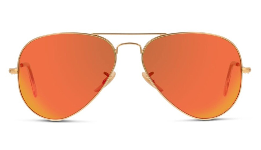 Ray-Ban Aviator RB 3025 Men's Sunglasses Orange/Gold