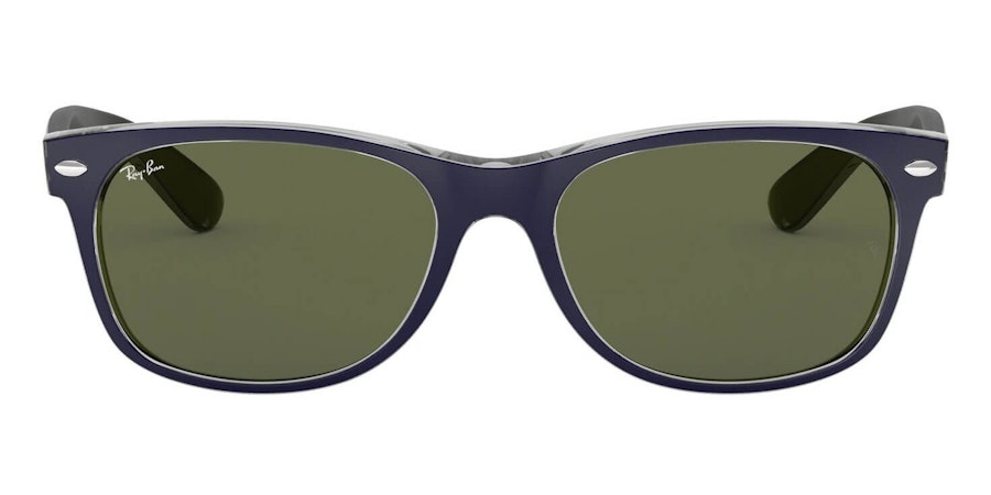 Ray-Ban New Wayfarer RB 2132 (6188) Sunglasses Green / Green