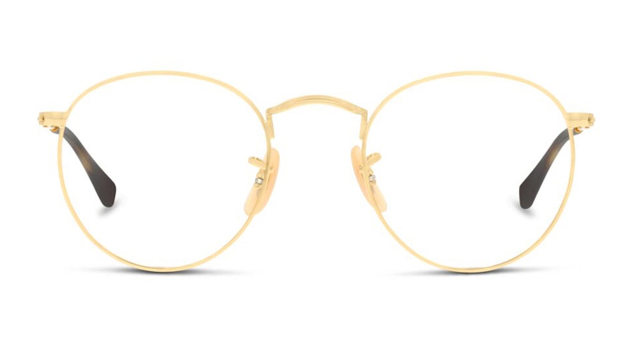 Ray-Ban Round Metal RX 3447V Men's Glasses Gold