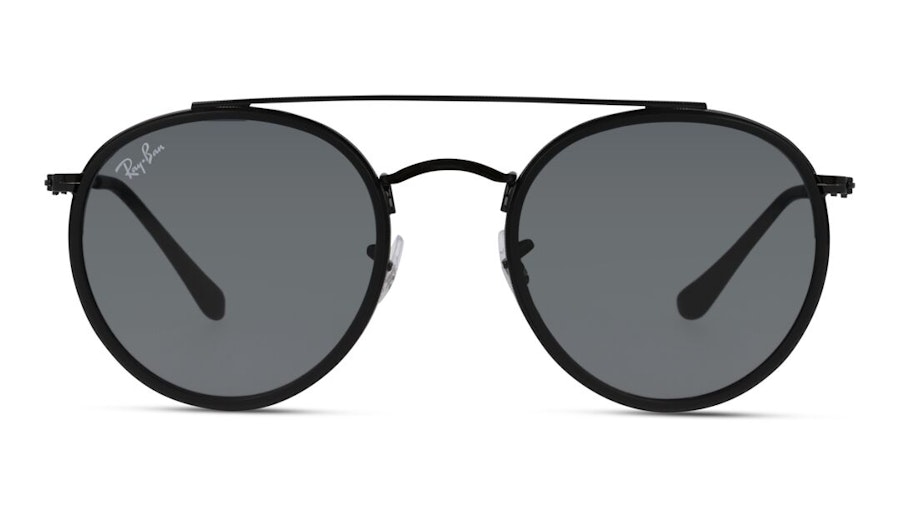 Ray-Ban Round Double Bridge RB 3647N (002/R5) Sunglasses Blue / Black