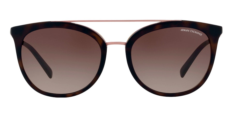 Armani Exchange AX 4068S Women's Sunglasses Brown / Tortoise Shell