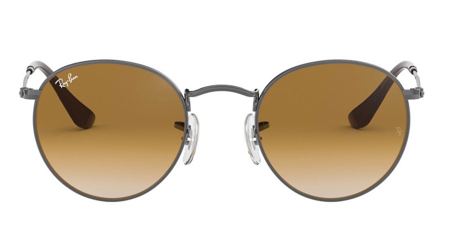 Ray-Ban Round Metal RB 3447N Men's Sunglasses Brown/Grey