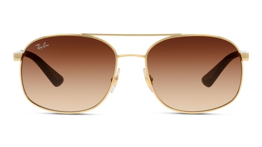 Ray-Ban RB 3593 (001/13) Sunglasses Brown / Gold