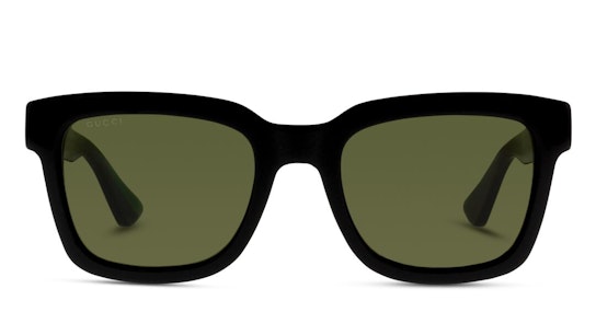 GG 0001S (002) Sunglasses Green / Black
