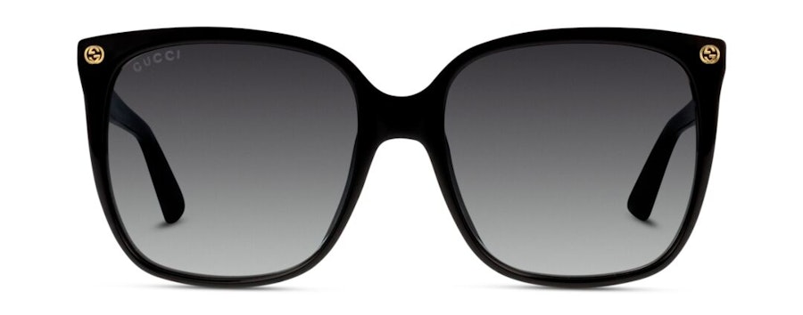 Gucci GG 0022S (001) Sunglasses Grey / Black